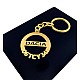Kişiye Özel - Metal Dacia - Gold Plaka Anahtarlık Gerçek Altın Kaplama, Saat, Tasarım Saat, Farklı Saat