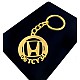 Kişiye Özel - Metal Honda - Gold Plaka Anahtarlık Gerçek Altın Kaplama, Saat, Tasarım Saat, Farklı Saat