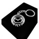 Kişiye Özel - Metal Mazda - Gümüş Anahtarlık Gerçek Gümüş Kaplama, Saat, Tasarım Saat, Farklı Saat