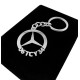 Kişiye Özel - Metal Mercedes Benz - Gümüş Anahtarlık Gerçek Gümüş Kaplama, Saat, Tasarım Saat, Farklı Saat