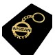 Kişiye Özel - Metal Nissan - Gold Plaka Anahtarlık Gerçek Altın Kaplama, Saat, Tasarım Saat, Farklı Saat