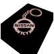 Kişiye Özel - Metal Nissan - Rose Plaka Anahtarlık Gerçek Altın Kaplama, Saat, Tasarım Saat, Farklı Saat