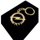 Kişiye Özel - Metal Opel - Gold Plaka Anahtarlık Gerçek Altın Kaplama, Saat, Tasarım Saat, Farklı Saat
