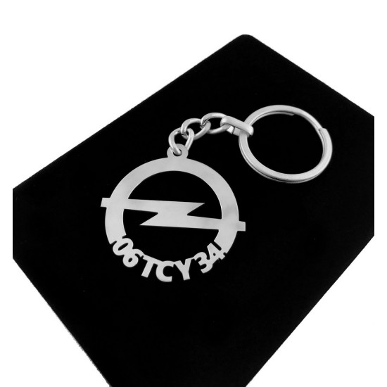 Kişiye Özel - Metal Opel - Gümüş Anahtarlık Gerçek Gümüş Kaplama, Saat, Tasarım Saat, Farklı Saat