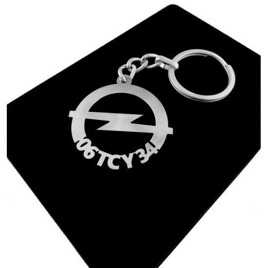 Kişiye Özel - Metal Opel - Gümüş Anahtarlık Gerçek Gümüş Kaplama, Saat, Tasarım Saat, Farklı Saat