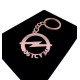 Kişiye Özel - Metal Opel - Rose Plaka Anahtarlık Gerçek Altın Kaplama, Saat, Tasarım Saat, Farklı Saat