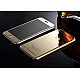 Kişiye Özel - İphone Plus 6 - Plus 6S - Gold Aynalı Cam Nano Telefon Kaplama, Saat, Tasarım Saat, Farklı Saat