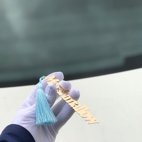 Metal Kişiye Özel Kitap Ayracı