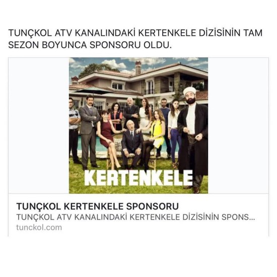 Kertenkele Dizi Sponsorluğu