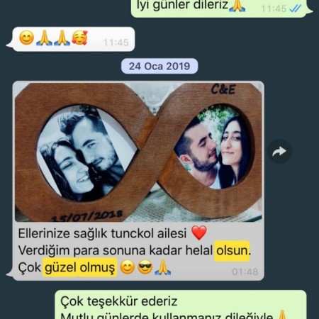 Sonsuzluk Ahşap Çerceve