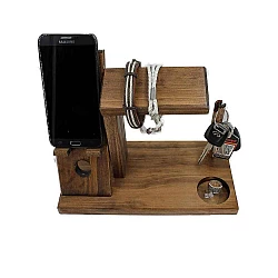 Kişiye Özel - Ahşap Katlı Aksesuar Standı