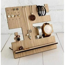 Kişiye Özel - Ahşap Aksesuar Standı