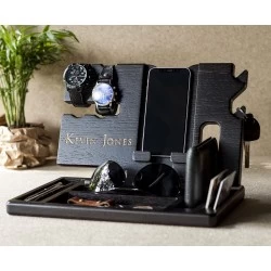 Kişiye Özel - Ahşap Paper Aksesuar ve Cep Telefonu Standı