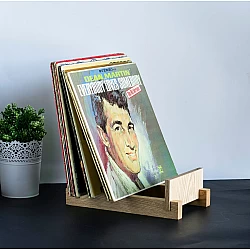 Kişiye Özel - Ahşap Plak Standı Record Tasarım