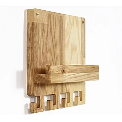 Kişiye Özel - Ahşap Kapı Yanı Anahtarlık Hook Tasarım