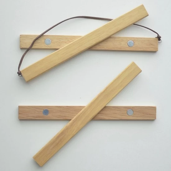 Kişiye Özel - Ahşap Resim Afiş Asımı İçin Özel Tasarım Mıknatıslı Çerçeve, Saat, Tasarım Saat, Farklı Saat