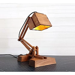 Kişiye Özel - Ahşap Masa Üstü Tunçkol Giraffe Özel Tasarım 