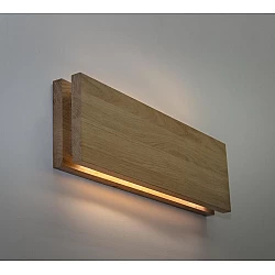 Kişiye Özel - Ahşap Duvar Üstü Led Modern Lamba