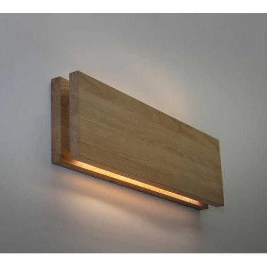 Kişiye Özel - Ahşap Duvar Üstü Led Modern Lamba, Saat, Tasarım Saat, Farklı Saat