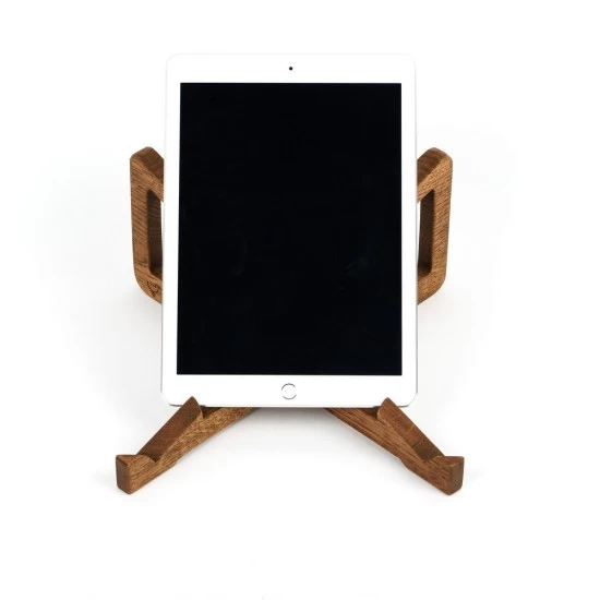 Kişiye Özel - Ahşap İpad ve Laptop Sehpası, Saat, Tasarım Saat, Farklı Saat