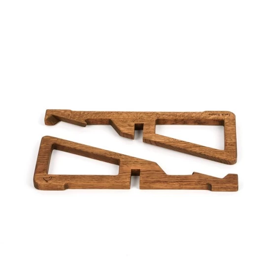 Kişiye Özel - Ahşap İpad ve Laptop Sehpası, Saat, Tasarım Saat, Farklı Saat