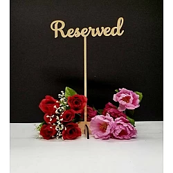 Kişiye Özel - Ahşap Parti Düğün Masa İsimliği