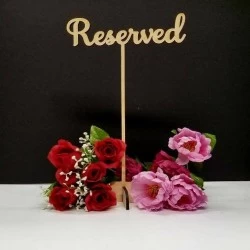 Kişiye Özel - Ahşap Parti Düğün Masa İsimliği