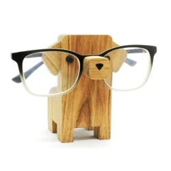 Kişiye Özel - Ahşap Dachshund Tasarım Gözlük Standı