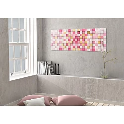 Kişiye Özel - Ahşap Pudra Pembesi Rengi Tablo