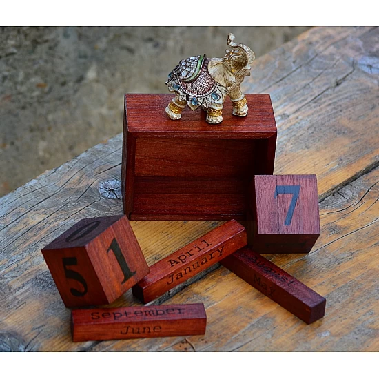 Kişiye Özel - Ahşap Sonsuz Takvim, Saat, Tasarım Saat, Farklı Saat