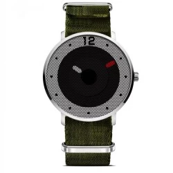 Cool Watch Saat - Silver Kasa - Yeşil Kordon Cool Fashion Unisex