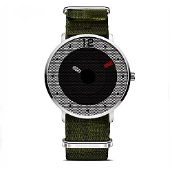 Cool Watch Saat - Silver Kasa - Yeşil Kordon Cool Fashion Unisex