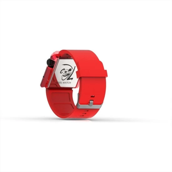 Cool Watch Saat - Kırmızı Edition - Kırmızı Kayış Unisex, Saat, Tasarım Saat, Farklı Saat