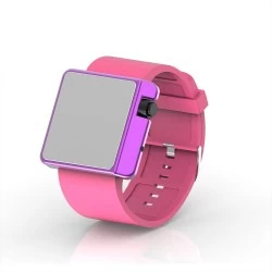 Cool Watch Saat - Mor Edition - Pembe Kayış Unisex
