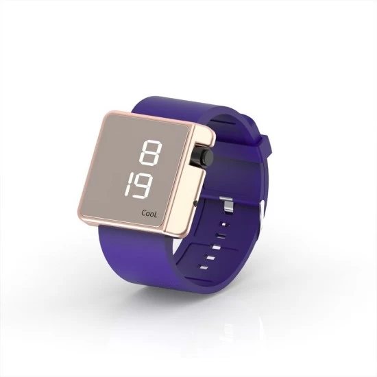 Cool Watch Saat - Rose Edition - Mor Kayış Unisex, Saat, Tasarım Saat, Farklı Saat