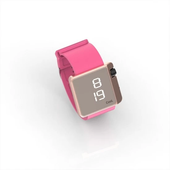 Cool Watch Saat - Rose Edition - Pembe Kayış Unisex, Saat, Tasarım Saat, Farklı Saat
