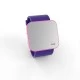 Cool Watch Saat - Pembe Led Kasa - Mor Kayış Unisex, Saat, Tasarım Saat, Farklı Saat