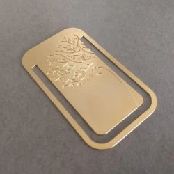 Kişiye Özel - Metal Dikdörtgen Kitap Ayracı