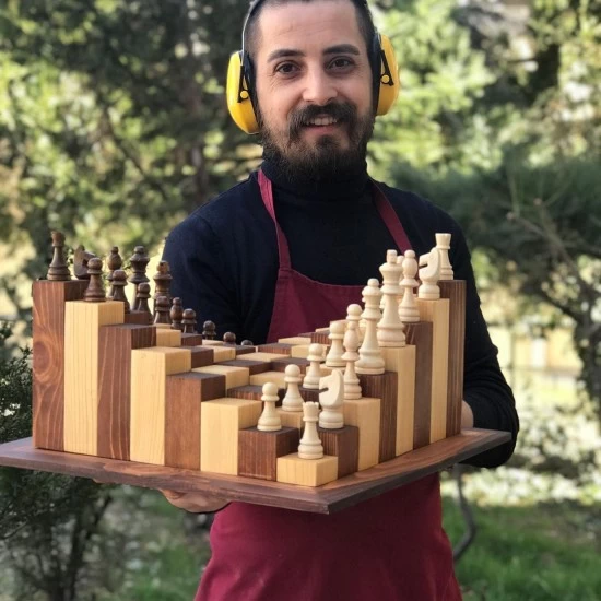 3D Tunçkol Satranç Takımı