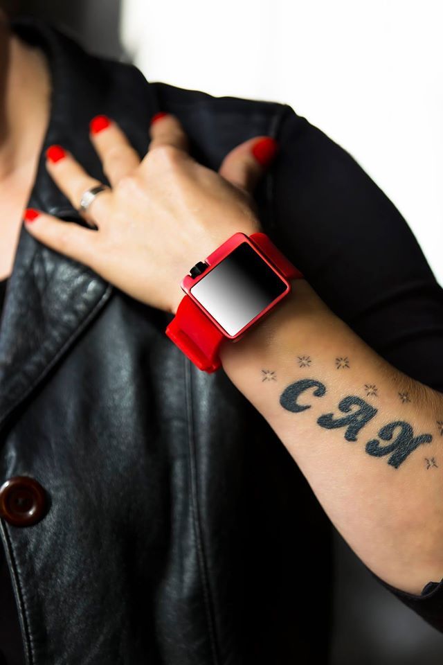 Kırmızı Saat Led Saat