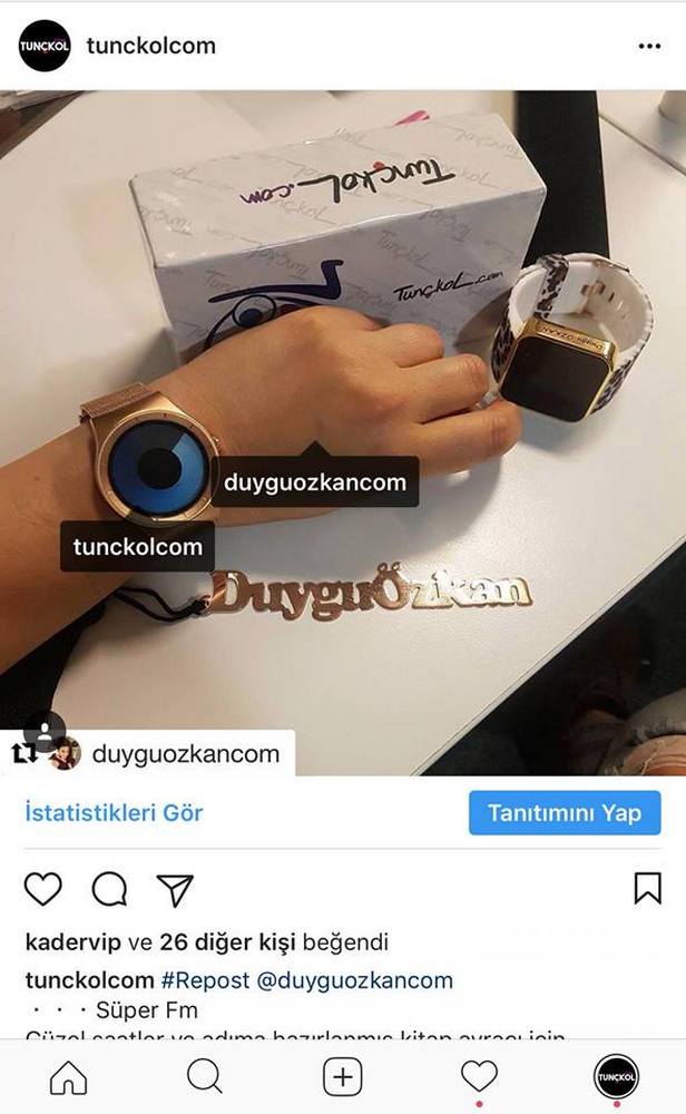 DUYGU ÖZKAN TUNÇKOL COOL WATCH
